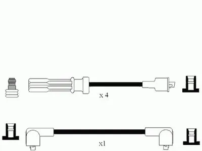 Комплект проводов зажигания NGK купить
