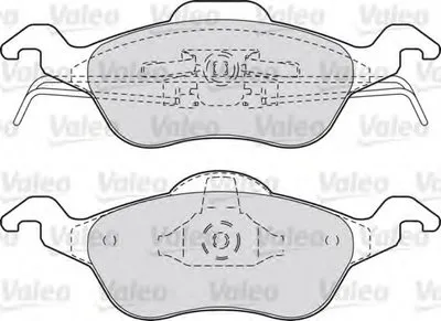 Комплект тормозных колодок, дисковый тормоз VALEO купить