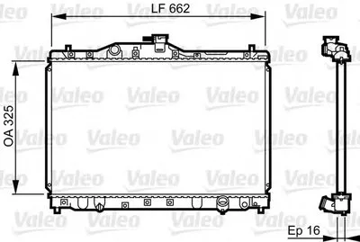 Радиатор, охлаждение двигателя VALEO купить