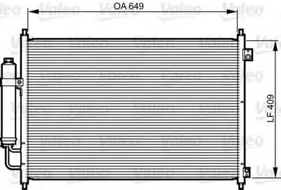 Конденсатор, кондиционер VALEO купить