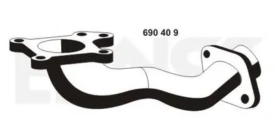 Труба выхлопного газа ERNST купить