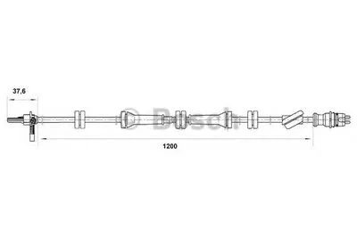 Датчик, частота вращения колеса BOSCH купить