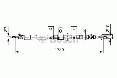 Трос, стояночная тормозная система BOSCH купить