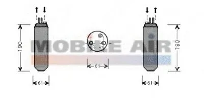 Осушитель, кондиционер VAN WEZEL купить