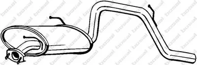 Глушитель выхлопных газов конечный BOSAL купить