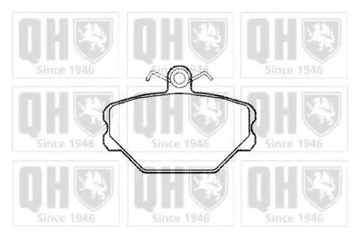 Комплект тормозных колодок, дисковый тормоз QUINTON HAZELL купить