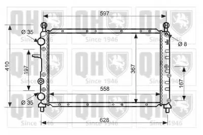 Радиатор, охлаждение двигателя QUINTON HAZELL купить