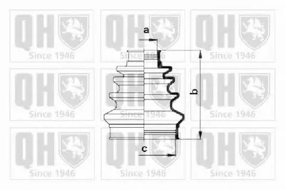 Комплект пылника, приводной вал QUINTON HAZELL купить