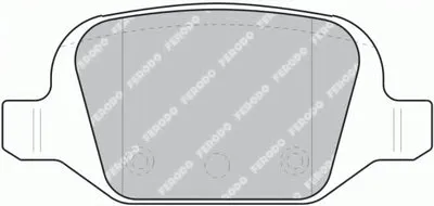 Комплект тормозных колодок, дисковый тормоз PREMIER FERODO купить
