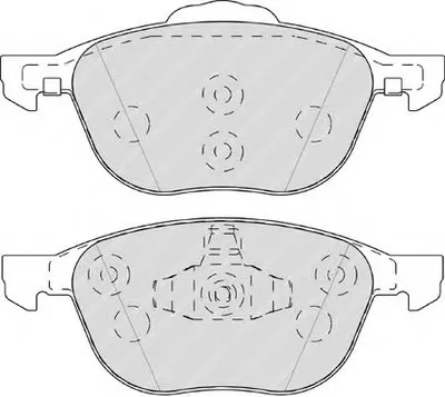 Комплект тормозных колодок, дисковый тормоз PREMIER FERODO купить