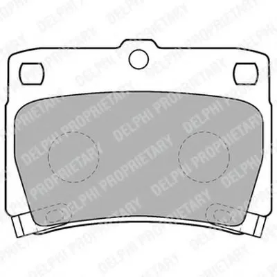 Комплект тормозных колодок, дисковый тормоз DELPHI купить