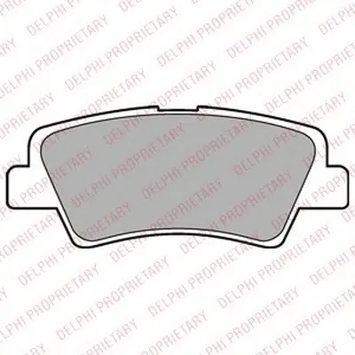 Комплект тормозных колодок, дисковый тормоз DELPHI купить