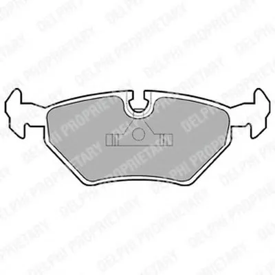 Комплект тормозных колодок, дисковый тормоз DELPHI купить