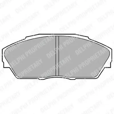 Комплект тормозных колодок, дисковый тормоз DELPHI купить
