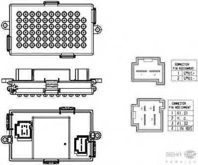 Регулятор, вентилятор салона BEHR HELLA SERVICE купить