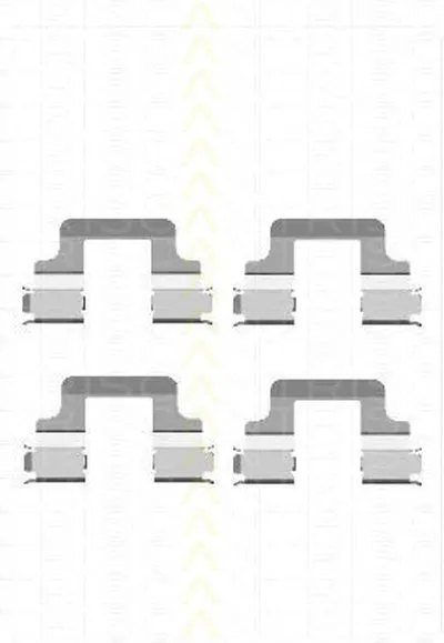 Комплектующие, колодки дискового тормоза TRISCAN купить