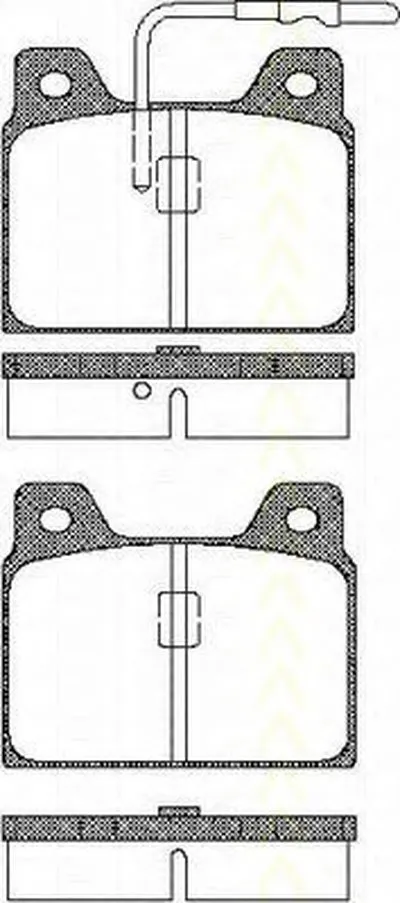Комплект тормозных колодок, дисковый тормоз TRISCAN купить