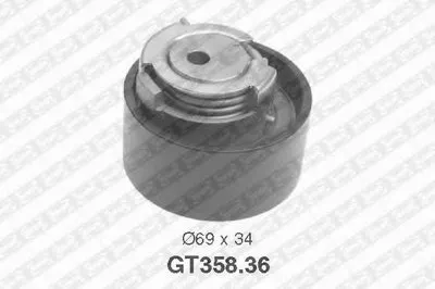 Натяжной ролик, ремень ГРМ SNR купить