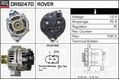 Генератор Remanufactured REMY (Light Duty) DELCO REMY купить