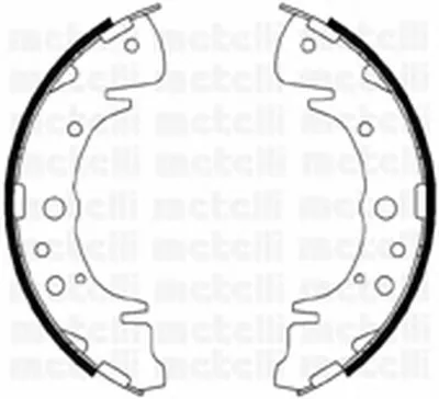 Комплект тормозных колодок METELLI купить
