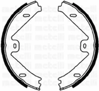 Комплект тормозных колодок, стояночная тормозная система METELLI купить