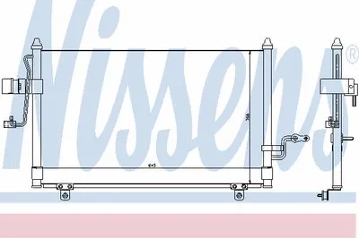 Конденсатор, кондиционер NISSENS купить