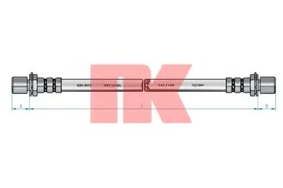 Тормозной шланг NK купить