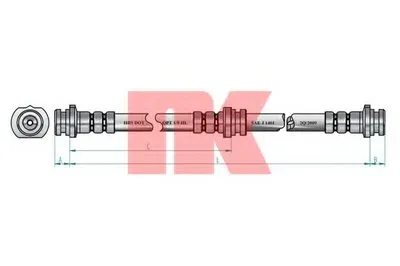 Тормозной шланг NK купить
