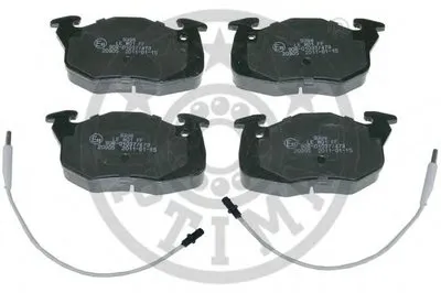 Комплект тормозных колодок, дисковый тормоз OPTIMAL купить