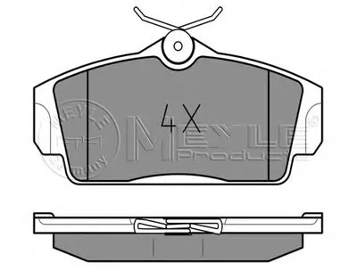 Комплект тормозных колодок, дисковый тормоз MEYLE купить