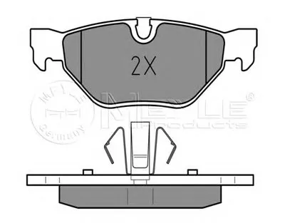 Комплект тормозных колодок, дисковый тормоз MEYLE купить