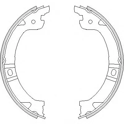 Комплект тормозных колодок, стояночная тормозная система REMSA купить