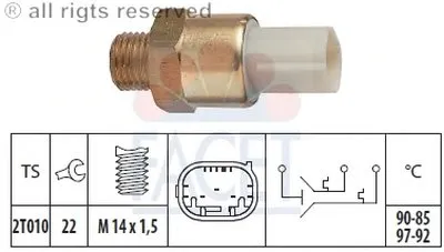 Термовыключатель, вентилятор радиатора FACET купить