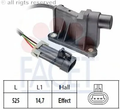 Датчик, положение распределительного вала FACET купить