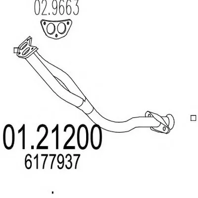 Труба выхлопного газа MTS купить