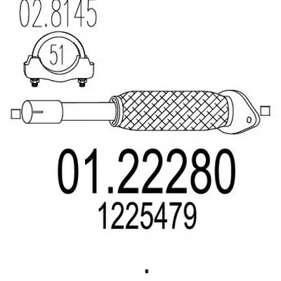 Труба выхлопного газа MTS купить