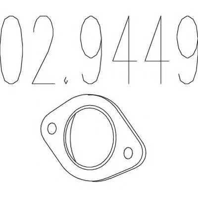 Прокладка, труба выхлопного газа MTS купить