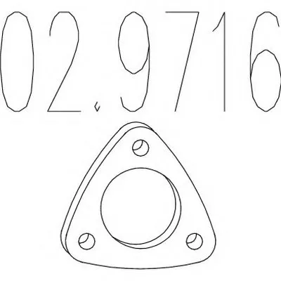 Прокладка, труба выхлопного газа MTS купить