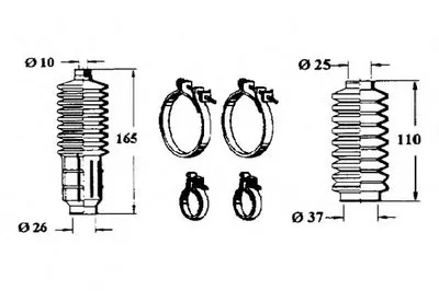 Комплект пылника, рулевое управление OCAP купить