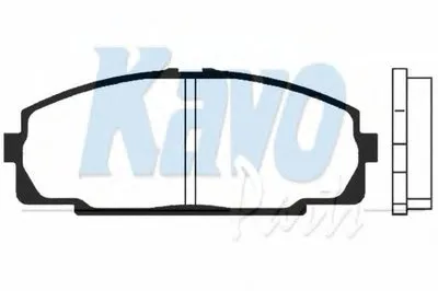 Комплект тормозных колодок, дисковый тормоз MK KASHIYAMA KAVO PARTS купить