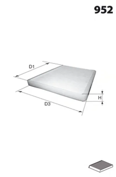 Фильтр, воздух во внутренном пространстве MECAFILTER MECAFILTER купить