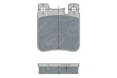 Комплект тормозных колодок, дисковый тормоз SCT Germany купить