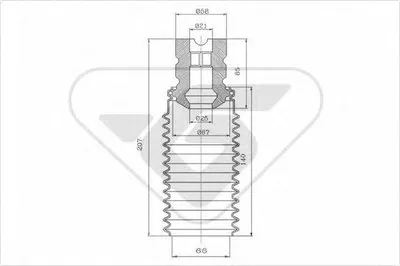 Пылезащитный комплект, амортизатор HUTCHINSON купить