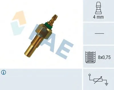 Датчик, температура охлаждающей жидкости FAE купить