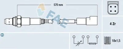 Лямда-зонд FAE купить