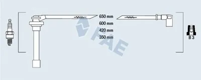 Комплект проводов зажигания FAE купить
