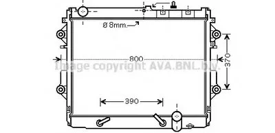 Радиатор, охлаждение двигателя AVA QUALITY COOLING купить