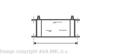 масляный радиатор, двигательное масло AVA QUALITY COOLING купить