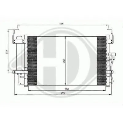 Конденсатор, кондиционер DIEDERICHS купить