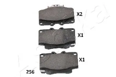 Комплект тормозных колодок, дисковый тормоз ASHIKA купить